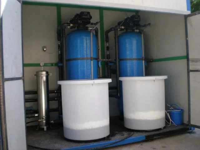 Descalcificador volumétrico doble